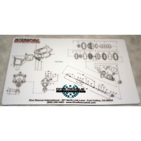 DRI Interspiro Divator FFM Exploded View Mat