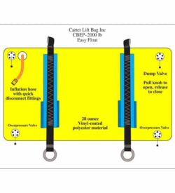 Carter EZ-Float Lift Bag - 2,000lbs