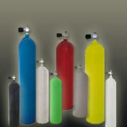 METAL IMPACT ALUMINUM SCUBA TANKS