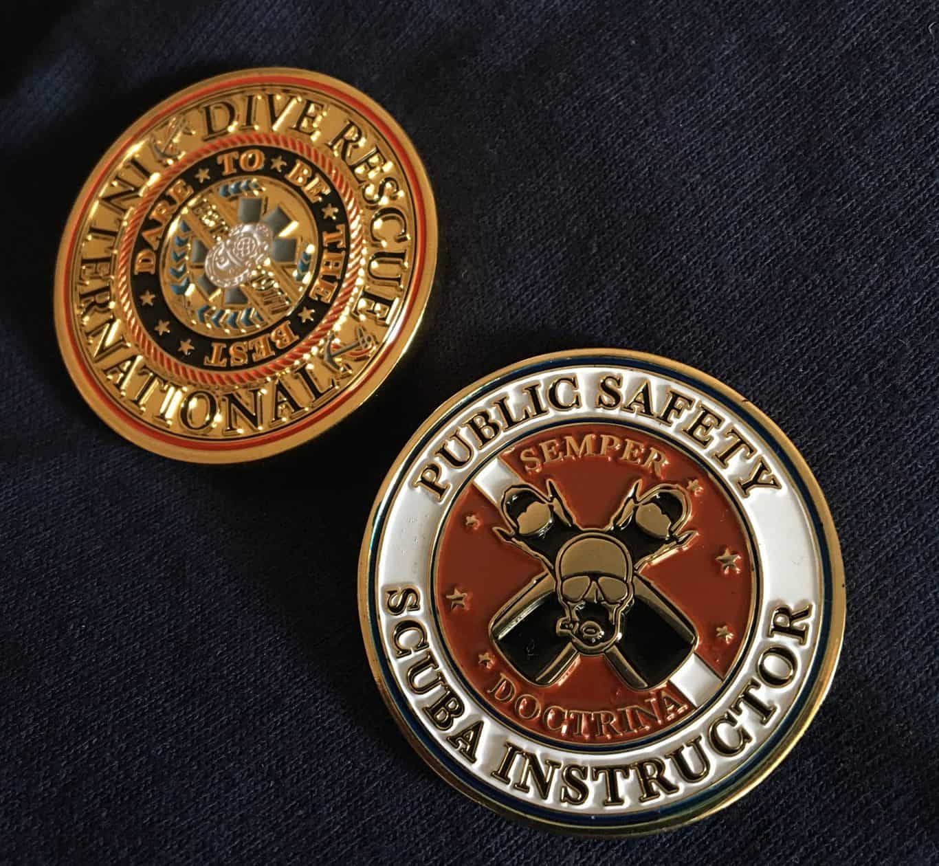 PSSI Coin Public Safety Scuba Instructor Challenge Coin - Image 1