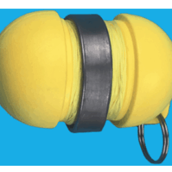 Trident Deluxe Yellow Signal Float Marker Buoy - DF12