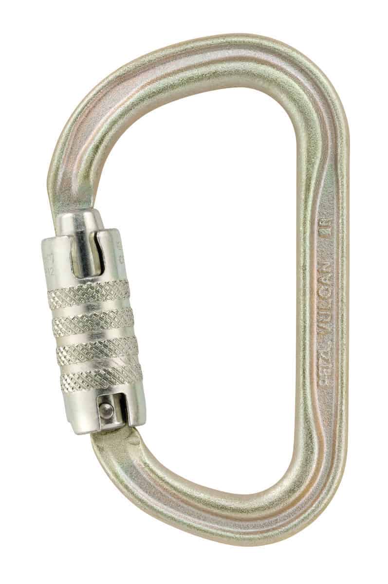 VULCAN-TRI-Bright PETZL VULCAN HIGH-STRENGTH STEEL CARABINER - Image 1