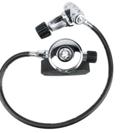 KIRBY MORGAN SUPERFLOW SCUBA REGULATOR ASSEMBLY w/ METAL ADJUSTABLE 2ND STAGE