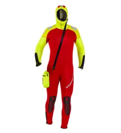 SCUBAPRO ONEFLEX SEARCH AND RESCUE HOODED STEAMER WETSUIT, MEN, 7MM